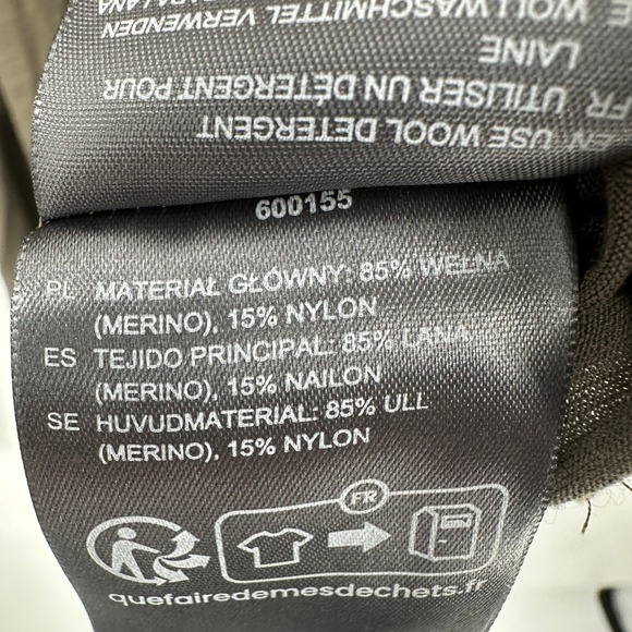 SITKA Core Merino 120 LS Crew Long Sleeve Shirt Mens XLarge Olive Green - Picture 6 of 10